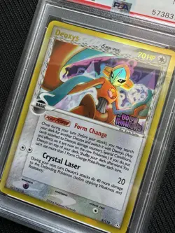 2006 POKEMON EX DEOXYS - REV.FOIL HOLON PHANTOMS STAMPED PSA 9 ENG - Image 2