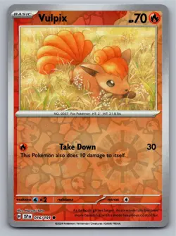 VULPIX 016/191 COMMON SURGING SPARKS POKEMON REVERSE HOLO NM - Image 1