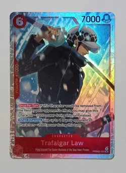 One Piece (TCG/CCG): (PRB02) Trafalgar Law SR Card - PRB02-002 - Image 2