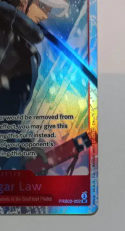 One Piece (TCG/CCG): (PRB02) Trafalgar Law SR Card - PRB02-002 - Image 3