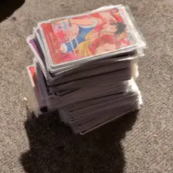 One Piece CCG rare Card Lot Featuring Monkey D. Luffy Mixed Cards - Image 1