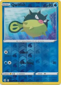 Qwilfish 60/264 Reverse Holo | Fusion Strike | Pokemon Card - Image 1