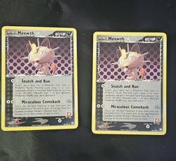 Pokemon TCG Rocket's Meowth Team Rocket 2 Card Lot 2004 - Image 1