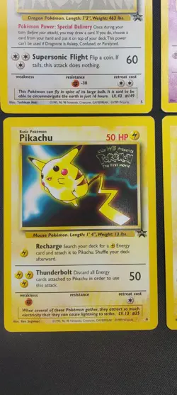 Pokemon TCG 1999 Pokemon First Movie Set x4 Vintage WB Black Star Promo Cards - Image 5