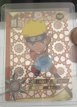 TGR Naruto CCG Foil Card Lot 2 English Foil Cards Minata Hyuga & Naruto Uzumaki - Image 3