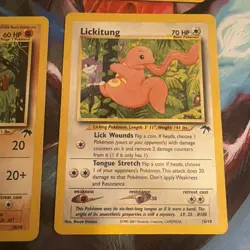 Pokemon Southern Islands Card Lot Pigeot Lickitung Raticate Primeape MP/LP - Image 3