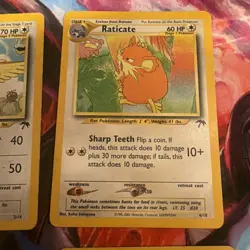 Pokemon Southern Islands Card Lot Pigeot Lickitung Raticate Primeape MP/LP - Image 4