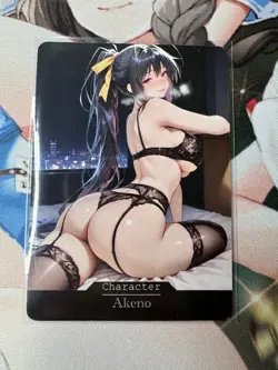 Akeno High School DxD Goddess Story Waifu Anime Custom Card - Image 1