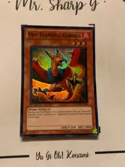 NEO FLAMEVELL GARUDA - 1st EDITION HA04-EN034 ENGLISH Yu-Gi-Oh! CARD SUPER RARE - Image 4
