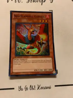 NEO FLAMEVELL GARUDA - 1st EDITION HA04-EN034 ENGLISH Yu-Gi-Oh! CARD SUPER RARE - Image 5