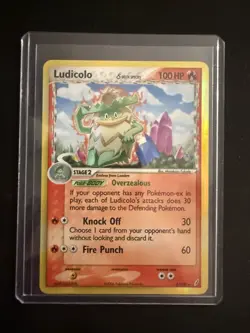 Ludicolo 6/100 Ex Crystal Guardians Delta Species Holo Rare Pokemon Card MP - Image 1