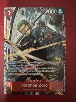 Bandai One Piece CCG Roronoa Zoro EB04-007 SR Egghead/Straw Hat Crew Rush 9000 - Image 1