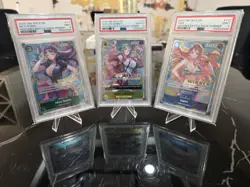 One Piece Sequential Set Heroine Winners PSA 10 And 9- Nami, Nico Robin, Bonney - Image 1