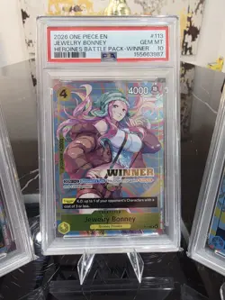 One Piece Sequential Set Heroine Winners PSA 10 And 9- Nami, Nico Robin, Bonney - Image 3