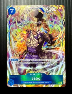 One Piece TCG - Sabo OP15-046 SR Alternate Art - Near Mint - Image 1