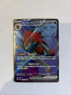 Pokemon Journey Together N's Zoroark EX Full Art Ultra Rare Card 175/159 (A) - Image 1