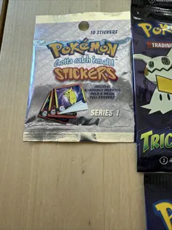 Pokemon 2023 Trick Or Trade 3 Card Booster Packs Lot Of 22 (66) + 10 Stickers - Image 2