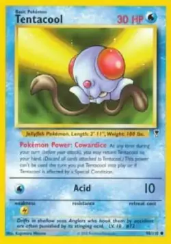 Tentacool 96/110 Legendary Collection Pokemon Card - NM - Image 1