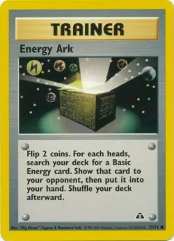 Energy Ark 75/75 Neo Discovery Pokemon Card - NM - Image 1