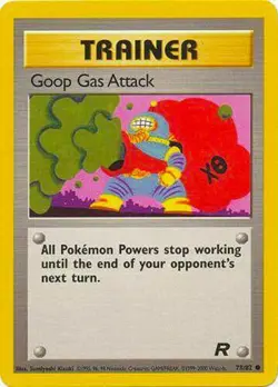 Goop Gas Attack 78/82 Team Rocket Vintage 2000 Pokemon Card - NM - Image 1
