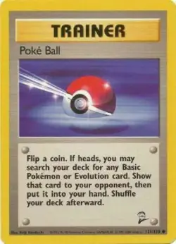 Poke Ball 121/130 Base Set 2 WOTC Pokemon Card - NM - Image 1