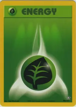 Grass Energy 108/111 Neo Genesis Set Unlimited Pokemon Card - NM - Image 1