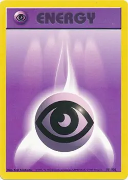 Psychic Energy 101/102 Base Set Vintage 1999 Pokemon Card - NM - Image 1