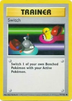Switch 95/102 SHADOWLESS Base Set 1999 Pokemon Card - LP - Image 1