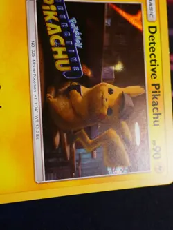 LP Pokemon (Stamped)DETECTIVE PIKACHU Card BLACK STAR PROMO Set DVD SM190 Holo#2 - Image 5