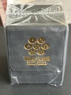 Deck Box Black | Dragon Ball Super Card Game Premium Anniversary Faux Leather - Image 1