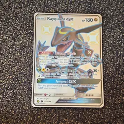 The Pokemon Company Rayquaza GX Promo Oversized Holo 180 HP 177A/168 Jumbo Cards - Image 1