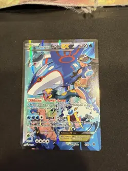 Team Aqua's Kyogre EX 6/34 Double Crisis Holo Pokemon TCG Card DMG HP PSA USA - Image 1