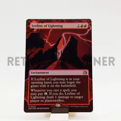 MTG Magic WOT Wilds of Eldraine - 1x FOIL EN NM 0045 Leyline of Lightning - Image 1