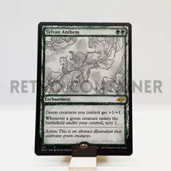 MTG Magic MH2 MODERN HORIZONS 2 - 1x EN NM 357 Sylvan Anthem Sketch - Image 1