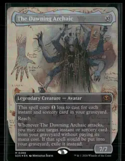 Secrets of Strixhaven #289 The Dawning Archaic (Borderless) Foil - Image 1