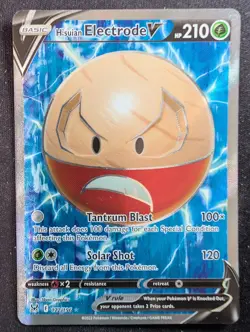 Hisuian Electrode V - 172/196 - Lost Origin (Pokemon) - Image 1