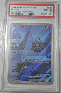 Pokemon Duskull 068/064 Sv: Shrouded Fable Illustration Rare Holo PSA 10 2024 EN - Image 1