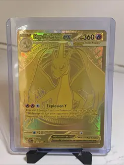 Mega Charizard Y EX 294/217 Gold Hyper Rare, Ascended Heroes, Pokemon TCG (NM) - Image 2
