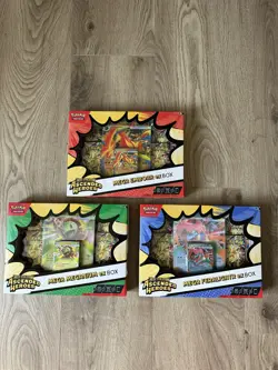 Pokemon Ascended Heroes Mega EX Box Feraligatr Emboar Meganium - Set of 3 Sealed - Image 1