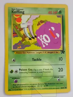 Koffing ® Rocket 58/82 ® Comune ® Pokemon ® Inglese ® Good - Image 1