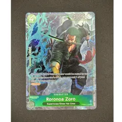 Bandai One Piece CCG Roronoa Zoro PRB02-006 Foil Blocker Card 4000 Power - Image 1