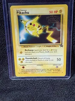 Pokemon Card - Pikachu - The First Movie Promo Black Star - Trading Card Game - Image 3