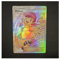 Pokemon Whitney Trainer Full Art Ultra Rare Holo 214/214 Sm-Lost Thunder Card - Image 1