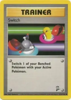 Switch 123/130 Base Set 2 WOTC Pokemon Card - NM - Image 1