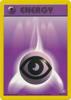 Psychic Energy 110/111 Neo Genesis Set Unlimited Pokemon Card - NM - Image 1