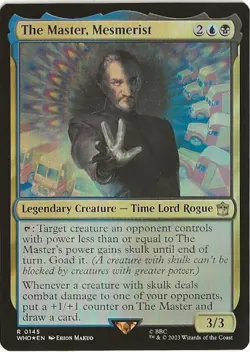 The Master Mesmerist 145 Rare MTG Universes Beyond: Doctor Who NM/M BBC - Image 1