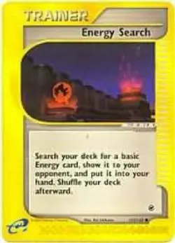 Energy Search 153/165 Expedition Base Set Pokemon Card - NM - Image 1