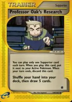 Professor Oak's Research 149/165 Expedition Base Set Pokemon Card - NM - Image 1