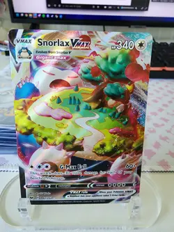 Snorlax VMAX 142/202 - Sword & Shield Ultra Rare Full Art Holo - Pokemon Card NM - Image 3