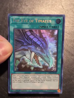 Yu-Gi-Oh! GHOST RARE HOLO CARD THE EYE OF TIMAEUS GFP2-EN183 1ST NM/VLP - Image 4